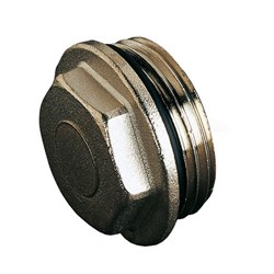 Заглушка с наружной резьбой для коллектора LUXOR TC 460 - 1/2  (цвет никелированный) C68559921 - фото 1966387