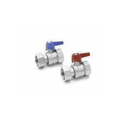 Комплект прямых шаровых кранов REHAU - 1  (для коллекторов типа HLV/HKV/HKV-D) C12081221001 - фото 1966389