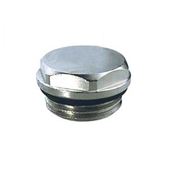 Заглушка с наружной резьбой для коллектора FAR 4125 - 1/2  (цвет хромированный) CFK 4125 12 - фото 1966423