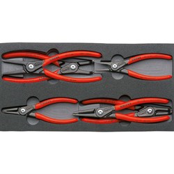 Набор щипцов прецизионных для стопорных колец KNIPEX SRZ 6 пр. (ложемент) 248-156839 - фото 3234110