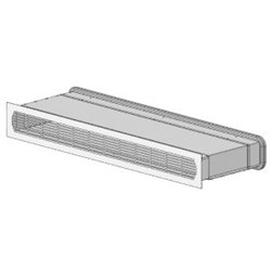 Комплект воздуховодов с фильтром и алюминиевыми решетками Dantherm для 50T (094243) M42213 - фото 3626071