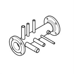 Труба соединительная с гильзами для датчиков, DN65 Vaillant 0020151832 - фото 4495941