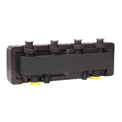 Распределительная гребенка Huch Entec KHW 3-4 1 1/2 х1 1/2 , 4вых., сталь черная 105.04.125.30 - фото 4496364
