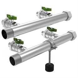 Коллектор Grundfos CMBE TWIN 1 1/2 х1 , 4вых., c шаровыми кранами, сталь нерж. 99229422 - фото 4496607