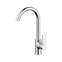 Смеситель для кухни AQUANIKA ROUND хром, AQR4015CR TAQR4015CR - фото 4514773