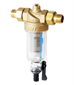 Фильтр сетчатый резьб. 1 , PN16, BWT Protector mini C/R, латунь, со сливным краном 810531 - фото 4559225
