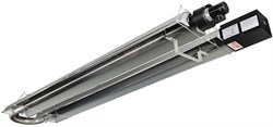 Инфракрасный газовый обогреватель KeyWarm LTVU50-15 (50 кВт, длина 7,5 м, L-образный) M231323 - фото 4588967