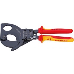 Кабелерез c трещоткой KNIPEX VDE d 52 мм (380 мм2, MCM 750) 250 мм 248-156787 - фото 4598727