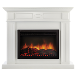 Пристенный электрокамин Electrolux EFP/P-2720RLS с порталом Firelight Bianco 25 белый M134411 - фото 4744974