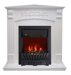 Угловой электрокамин Royal Flame Sorrento угл. (Белый) с очагом Aspen Black M210720 - фото 4748924