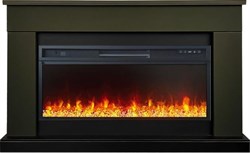 Линейный электрокамин Royal Flame BERGEN темная олива c очагом Vision 42 LED M235955 - фото 4749861