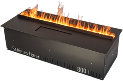 Встраиваемый очаг в модуль Schones Feuer 3D FireLine 800 + синий цвет M234337 - фото 4758585