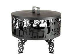 Уличный камин Fire bowls Медовая фантазия (60х60х3) M193669 - фото 4763142