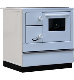 Дровяная печь THORMA OKONOM 85/FIKO DELUXE, левая, белая M200827 - фото 4764919