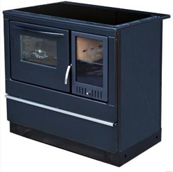 Дровяная печь THORMA OKONOM 85/FIKO Excellent H, левая, черная M200841 - фото 4766562