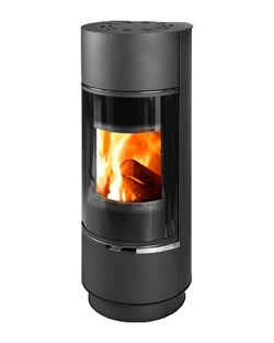 Дровяная печь THORMA ATIKA STEEL черная, с аккумулирующими камнями M201921 - фото 4767197