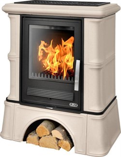 Дровяная печь ABX BAVARIA K (6,9кВт в воду) кафельный цоколь, ахорн M214145 - фото 4767844