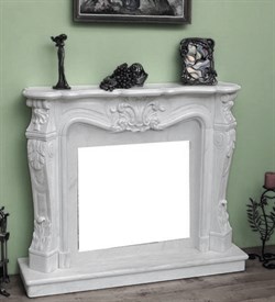 Облицовка для дровяных каминов DeMarco ALTEA Carrara Light M18738 - фото 4770218