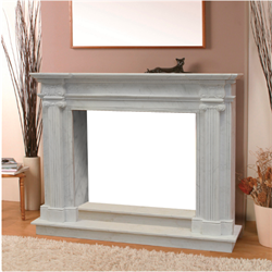 Облицовка для дровяных каминов DeMarco PERSEUS Carrara Light M18787 - фото 4770222