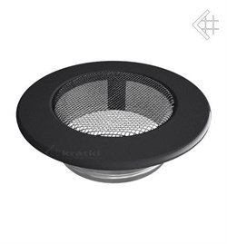 Вентиляционная решетка для камина Kratki КРУГЛАЯ графитовая д.100 FI/100G M111847 - фото 4770846