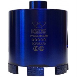 Алмазная коронка KEOS PULSAR 82/70 мм М16 с микроударом 167-082156 - фото 4831239