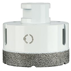 Алмазная коронка Diamond Industrial 68 мм Universal по керамограниту, керамике и камню, вакуумная пайка, M14 167-172737 - фото 4831699