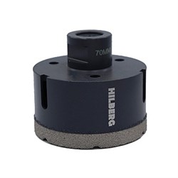 Коронка алмазная Hilberg Super Hard 3T М14 70х35 мм 167-120927 - фото 4832406