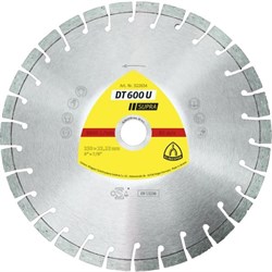 Алмазный диск KLINGSPOR 180x2,6x22,23/22K/9/S/DT/SUPRA/DT600U 142-091285 - фото 4838493