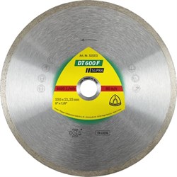 Алмазный диск KLINGSPOR 100x1,6x22,23/16/GR/7/S/DT/SUPRA/DT600F 142-091476 - фото 4839878