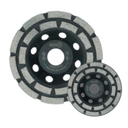 Двухрядная чашка GEMDA 115x22.23мм (гранит/бетон  сухой/мокр) 207-204425 - фото 4847558