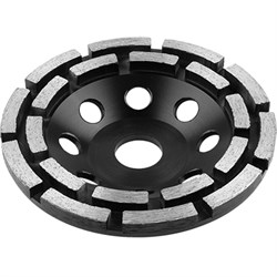 Алмазная чашка двухрядная ЗУБР 115х22,2 мм 207-088783 - фото 4847585
