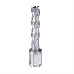 Сверло корончатое по металлу ПрофОснастка d 18 L=55/88 мм №10 Weldon19 HSS M2 252-147546 - фото 4864281