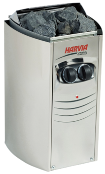 Электрическая печь HARVIA Vega Compact BC23 Steel со встроенным пультом M179300 - фото 5339498