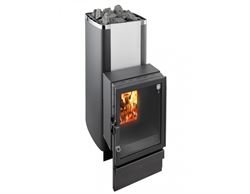 Дровяная печь Kastor KARHU 22 T (сквозь стену, для объема 12-22 м3) M181069 - фото 5343356