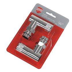Набор вентелей Royal Thermo PIANO, УГЛОВОЙ, (2 шт) хром M215383 - фото 5358883
