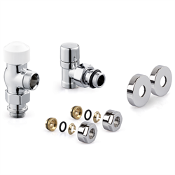 Набор термостатический Royal Thermo DESIGN PRO угловой М30х1,5 1/2  (Хром полированный) M215344 - фото 5358896