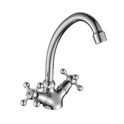 Смеситель для кухни DECOROOM DR54028 хром T0045979 - фото 5406996