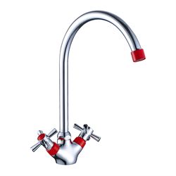Смеситель для кухни DECOROOM DR51028-Red T0045971 - фото 5408158