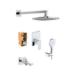 Комплект из смесителей AZARIO TREYA для ванны AZ-15680711 T0043696 - фото 5428250