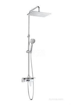Душевой гарнитур ROCA EVEN-M Душевая стойка со смесителем, 7.5A9B.9.0C0.0 T0040590 - фото 5431605