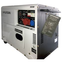 Дизельный генератор HYUNDAI DHY 8500SE-3 550-066291 - фото 5523140