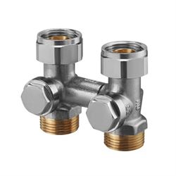 Двухтрубный узел нижнего подключения Oventrop Multiflex V H 3/4 3/4 Н ЕК-НГ ZB M93571 - фото 5655972