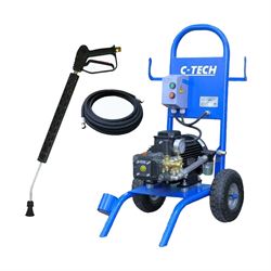 Мойка высокого давления АВД C-TECH (200 бар, 15 л/мин, 5.5кВт) ByPass  + комплект ручной мойки 395-255822 - фото 5951553