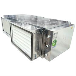 Приточно-вытяжная установка Globalvent iСLIMATE-050+ E Модель L / R с электронагревателем M101394 - фото 5982753