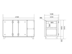 Приточно-вытяжная установка Dimmax Skyron RG 50E-30 M35806 - фото 5984522