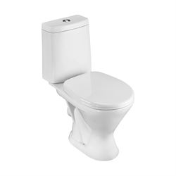 Унитаз компакт Santeri Грация горизонтальный выпуск белый, 1P2103S0000BF T0063969 - фото 6096428