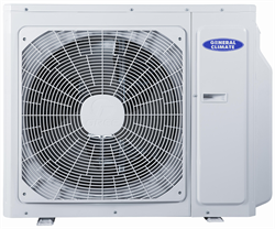 Внешний блок мульти сплит-системы на 4 комнаты General Climate Free Multi 2 GU-M4E28H1 M98681 - фото 6204888