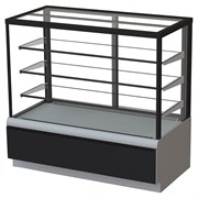 Витрина кондитерская KAYMAN K-ВК-1300 квадро серебро E80598