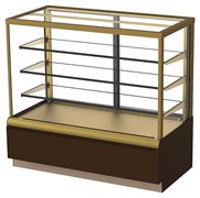 Витрина кондитерская KAYMAN K-ВК-900 квадро бронза E80596