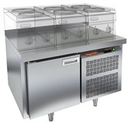 Стол морозильный HICOLD GN 1/BT LT с бортом E224313